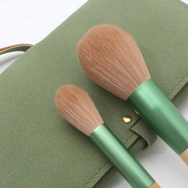 Pincel de maquillaje 10 juegos herramientas belleza con bolsa universal base                                                                          
