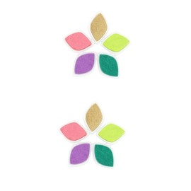 COHEALI 2pcs Multicolor Ink Pad for Stamping and Finger Art for Scrapbooking Card Making and Craft Projects Random and Versatile Ink Pads for Creativity
