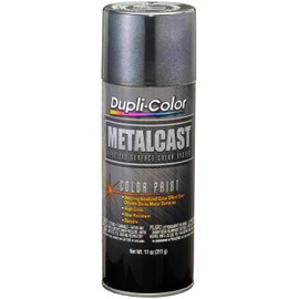 Dupli-Color MC206-6 PK Metalcast Automotive Spray Paint - Black Smoke Anodized Coating - 11 oz Aerosol Can Pack of 6