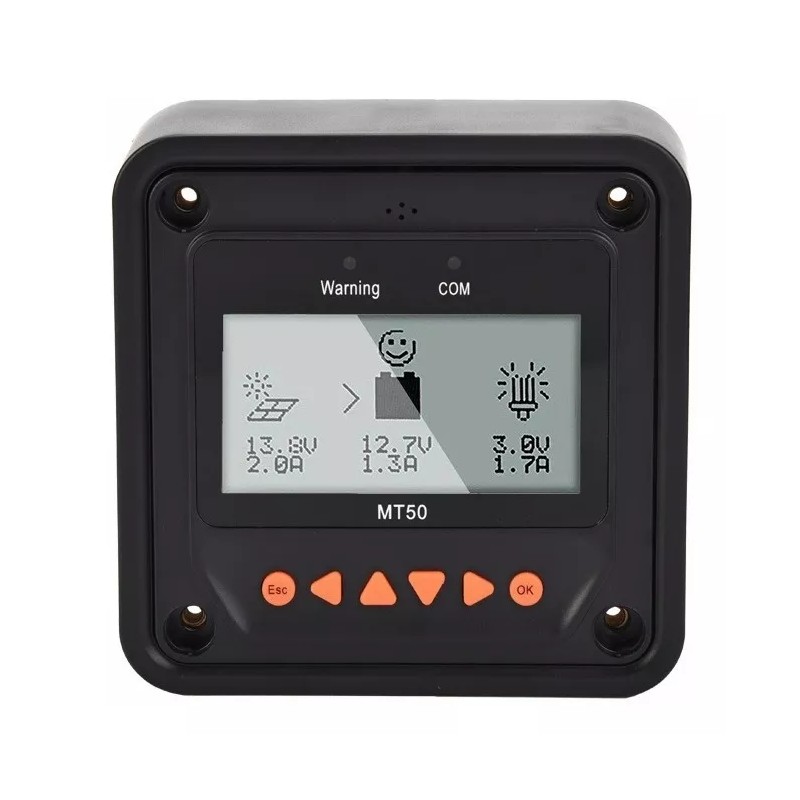 Generic Medidor Remoto Con Pantalla Lcd Con Controlador Solar Mt-50