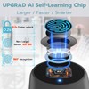 Dhiedas Fingerprint Cable Lock, Fridge Locks with Fingerprint Bluetooth APP