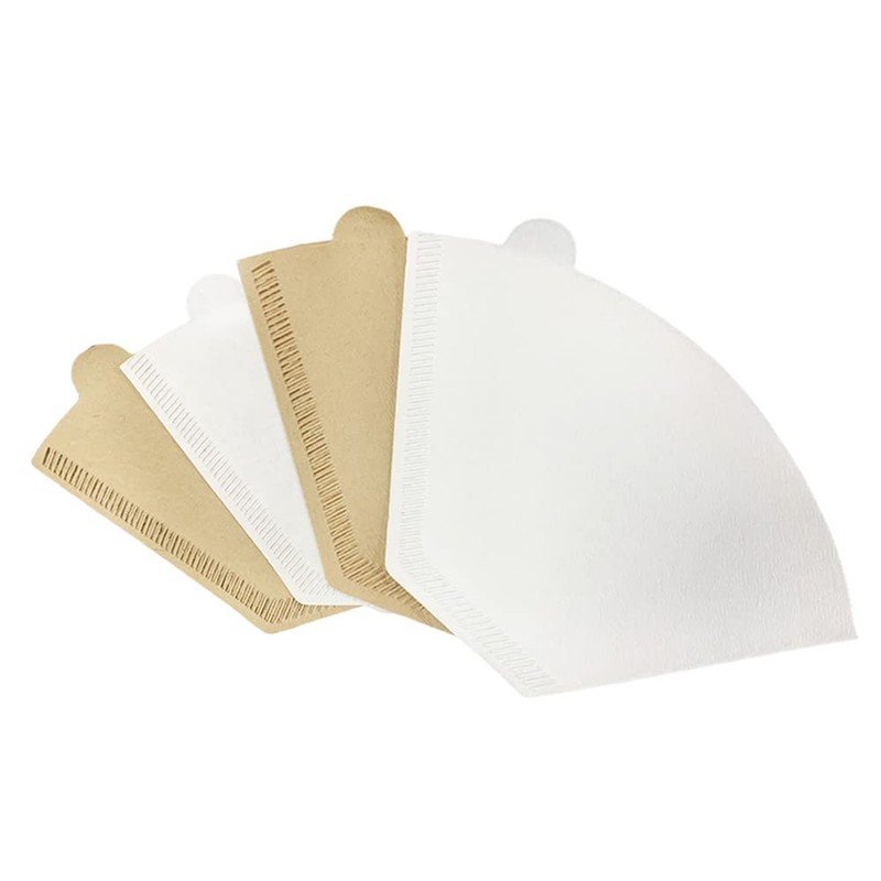 100 Pcs Coffee Filter Papers, Disposable Unbleached Cone Filter Papers