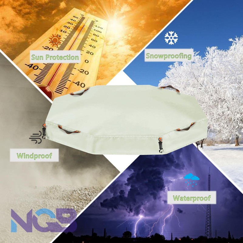 NGB Octagonal Sandbox Cover, 600D Waterproof Oxford Cloth Sandbox Protector