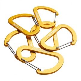 NORDISK 148083 Outdoor Large Hooks Mustard Mustard, 6 Pieces