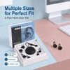 Side Sleeper Ear Plugs, 35dB, Soft Silicone, 4 Pair