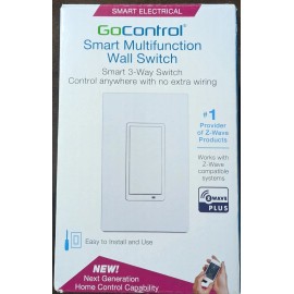 GoControl Go Control Smart 3 Way Switch Zwave