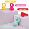 16 Pcs Ring Erasers, Funny Cute Rubber Erasers, Ring-Shaped Pencil