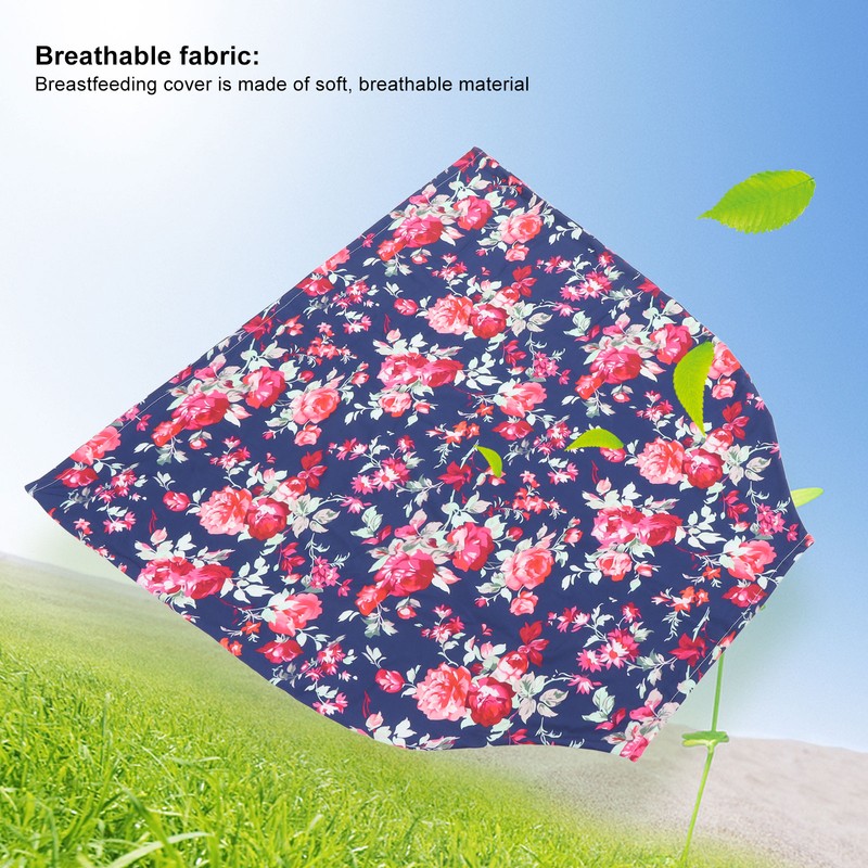 Nursing Towel Polyester Breathable Soft Skin Friendly Windproof Breastfeeding Cover