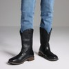 femflame Cowboy Boots For Men Square Toe Western Boots Classic
