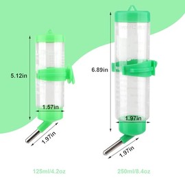 Hypeety - Botella de agua potable con jaula de hámster, 250 ml, color aleatorio (250 ml)