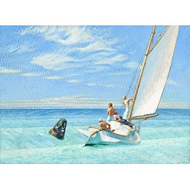 Ground Swell - (Artist: Edward Hopper c. 1939) - Masterpiece Classic (16x24 Giclee Gallery Print, Wall Decor Travel Poster)