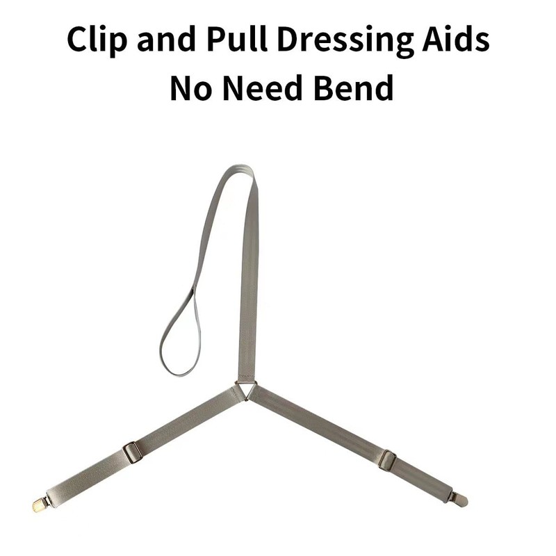 Clip and Pull Dressing Aids Pants Wearing Assist Tool Device