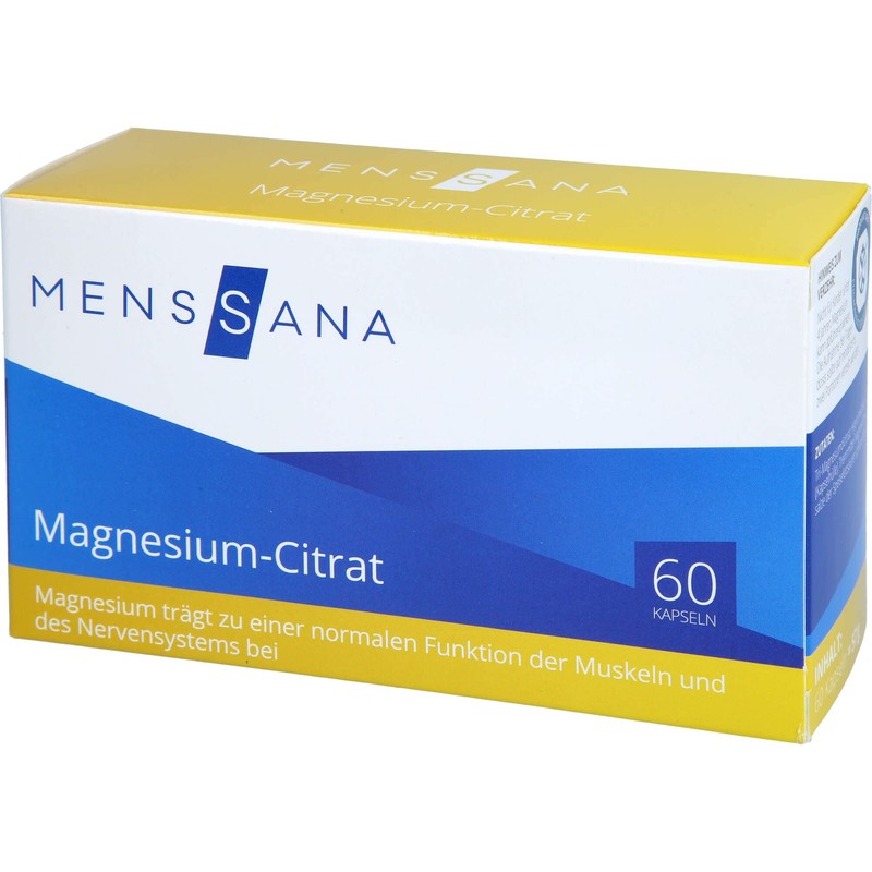 MensSana Magnesium Citrate, Pack of 60