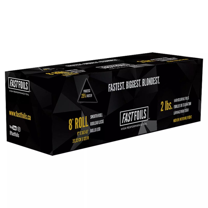 FASTFOILS 8" Hair Foil Roll - 350'