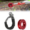 Shackle 1/2 Synthetic Shackle Winch Rope with Recovery Snaps, 41000