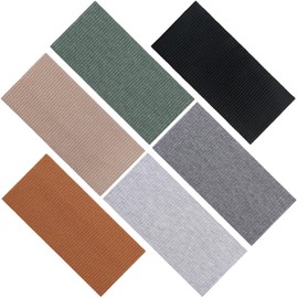 XTREND 6 Packs Wide Headband for Women Non Slip Boho Fashion Headband Thick Knitted Hairbands Dating Workout Outdoor Yoga Hair Accessories (Black, Dark Gray, Light Gray, Khaki, Caramel, Dark Green)