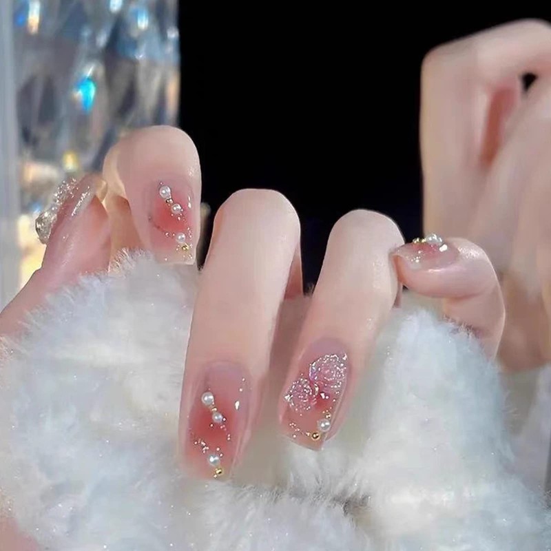 HAPVITAL 24 Pieces Popular Nail Tips, Nail Tips, 3D Nail