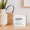Greek Art Agape Definition Wood Box Sign Home Office Decor
