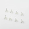 200PCS Round Cable Wire Clips Cable Management Cord Tie (8mm)
