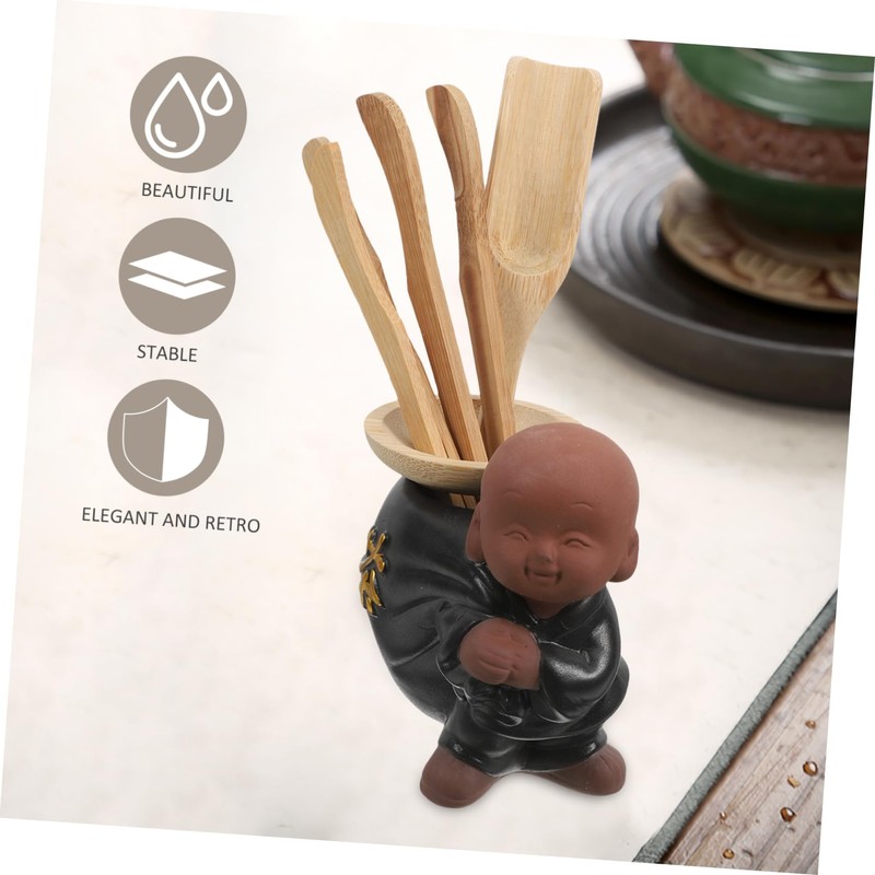 SHOWERORO Little Monk Style 6pcs Tea Set Chinese Kung Fu