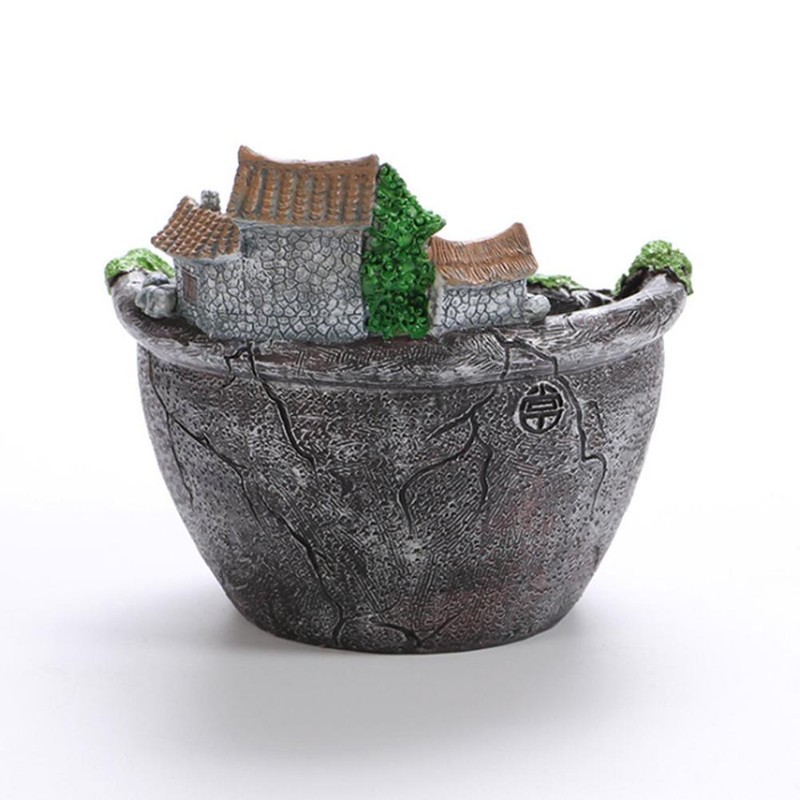 Plants Pot Succulent Plants Pot with Sweet House Flower Basket