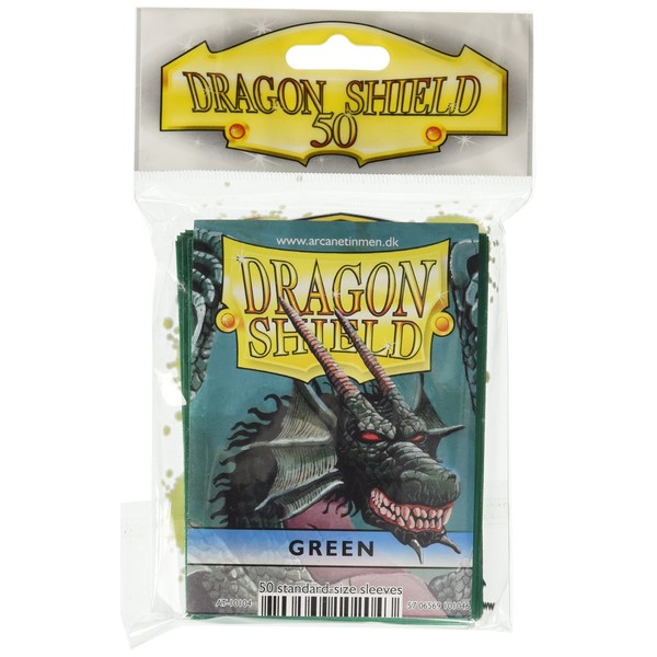 Dragon Shield Sleeves: 50Ct Card Game, Green