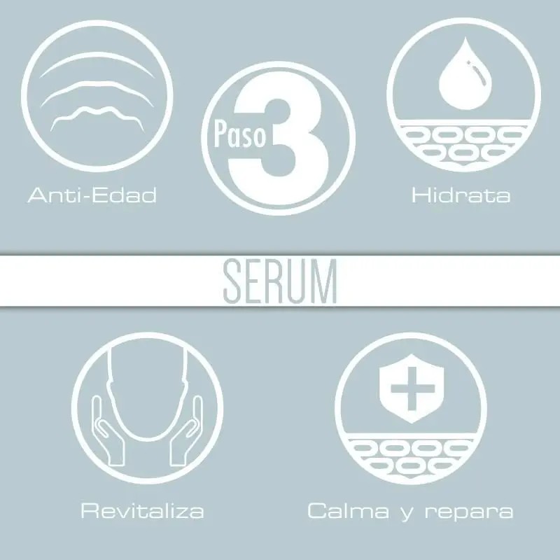 Serum Acido Hialurónico, Extracto Granada, Cempasúchil Paso3