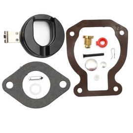 FZJDSD Carburetor Carb Repair Kit Rebuild Kit with Float Compatible with Johnson Evinrude 4hp 4.5hp 5hp 6hp 7.5hp 8hp 9.9hp 14hp and 15hp 1968-1993 Replace 398453 398452 391305 439072 391937