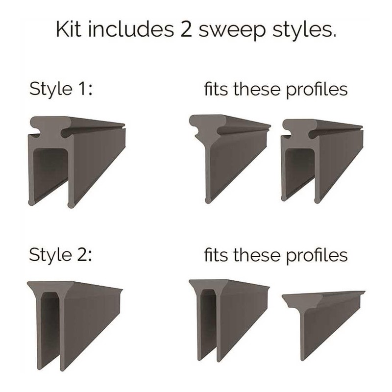 LARSON Certified Replacement Door Sweep, Storm Door Draft Stopper for