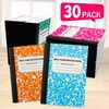 feela Mini Composition Notebook, Cute 30 Pack 5 Pastel Colors