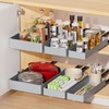 Delamu 3 Pack Pull Out Cabinet Organizer, 15.7"Deep Pull Out