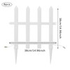 YIYIONCE 8PCS Christmas Decorations Light 6W Lighted Garden Fence Christmas