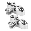 Pack of 2 Boat Top Bimini Deck Hinge Rotatable Side