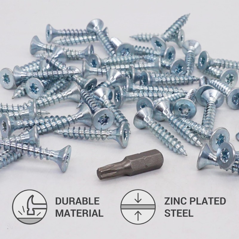 SKIR'CO (Pack of 150) 5.0 x 30mm Galvanised Steel Wood