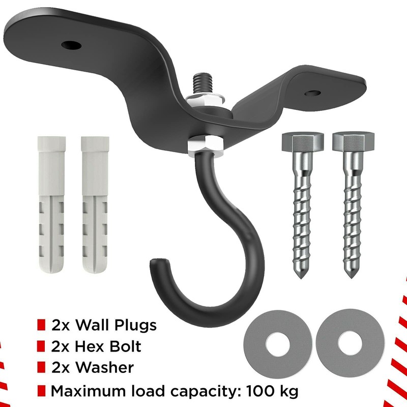 PUNCH BAG CEILING HOOK by Athletics Gear | 18-guage Heavy