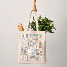 Generic PYOUL TV Show Inspired Gift Peep S Tote Bag British Sitcom Fan Handbag British TV Series Gift Comedy Fan Gift (Peep S Tote)