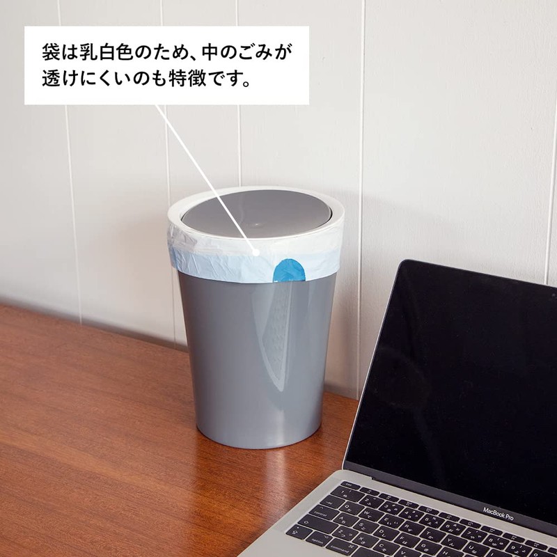 Nexta Trash Bags, Easy Plastic Bags with Strings, 0.8 gal