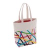 Pearl Metal UY-6022 Tote Cooler Bag, Striped, Width 13.8 x Depth 9.5 x Height 12.8 inches (35 x 24 x 11.5 x 32.5 cm), Benetton