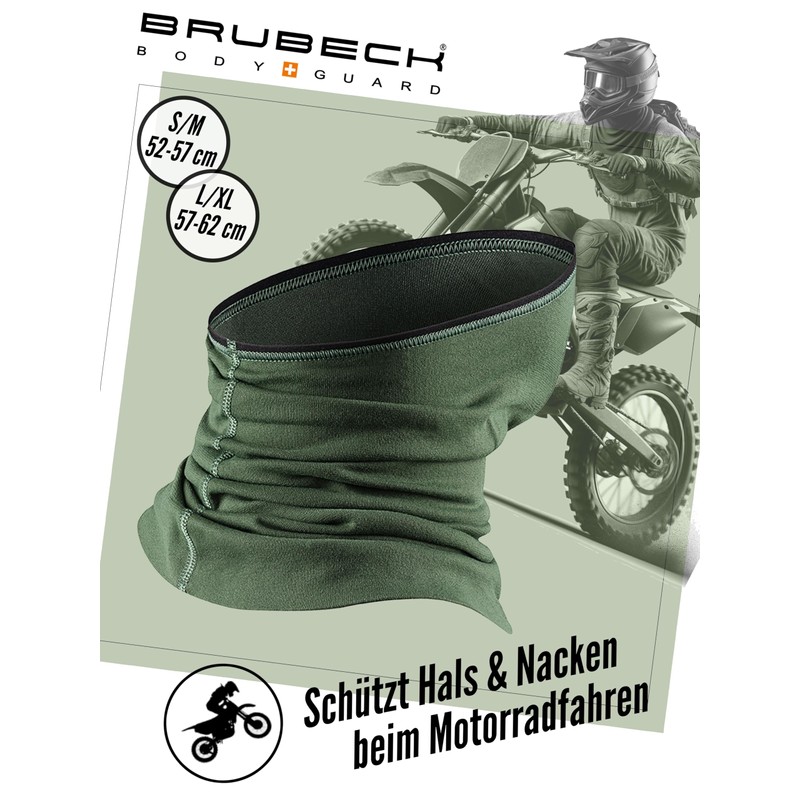 BRUBECK X-Pro KM10430 Half Balaclava for Men and Women, Temperature-Regulating,