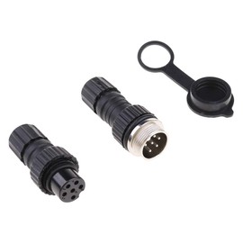 Maxtonser Gx16 Waterproof Aviation Plug Socket Sensor Encoder 2/3/4/5/6 Pin, 3 Pin