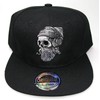 beybey Snapback Cap with Skull Pattern Cool Design for a