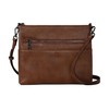 Iswee Genuine Leather Crossbody Bag for Women Purses and Handbags