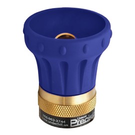 Underhill Precision Cloudburst Garden Water Hose Nozzle, Sprayer, 48 GPM 80 PSI, 3/4-Inch Thread Inlet, Heavy-Duty Brass and Rubber, HN4800