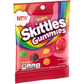SKITTLES Original Gummy Candy, 5.8 oz Bag (Pack of 12)