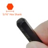 3Pcs JIS Impact Screwdriver Bits and 1Pcs Slotted Impact Bit
