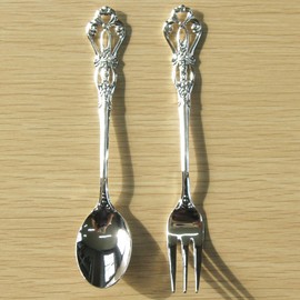 Nagao Lacell Coffee Spoon, 5.0 inches (12.8 cm), Silver, Made in Japan