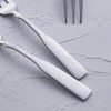 FULLYWARE 3-Tine Fork, Stainless Steel 7.6” Dinner Silverware Fork, Metal