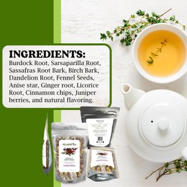 Nelson's Tea Really Root Beer - Sarsaparilla Root Herbal Loose Leaf Tea; Blend of Flavors like Sarsaparilla Root, Burdock Root, and More! - Sample