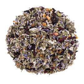 The Whistling Kettle Raspberry Lavender Tea - Caffeine Free Calming Herbal Tea with Raspberry, Lavender, and Hibiscus - 3oz (90 servings)
