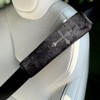 GiveMOJO Car Seat Belt Cover with Bling Rhinestone Cross, Safety